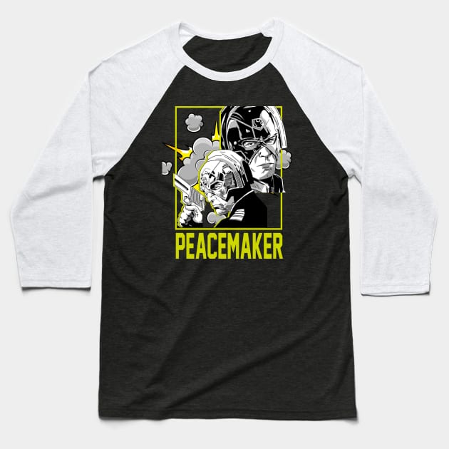 peacemaker comics Baseball T-Shirt by olivia parizeau